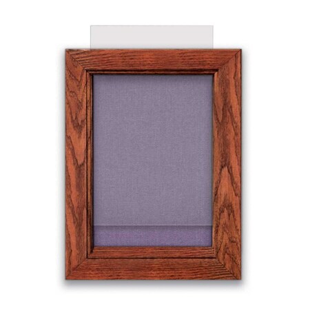 United Visual Products Indoor Enclosed Combo Board, 72"x36", Black Frame/Burgundy & Apricot UVCB7236B-BURGUN-APRICOT